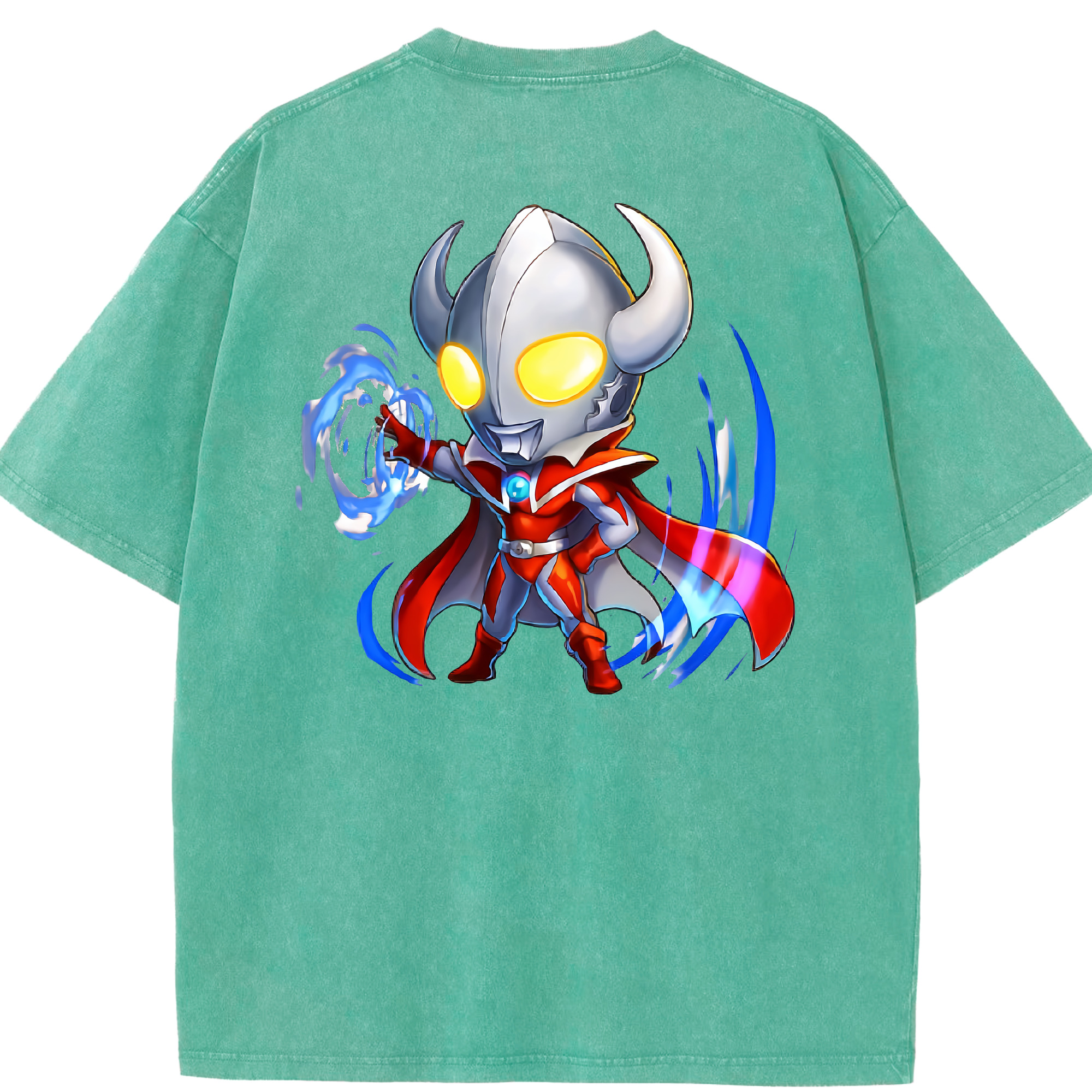 （画像用） ウルトラマン Ultraman 綿100% ヴィンテージ風 半袖Tシャツ（背面プリント）